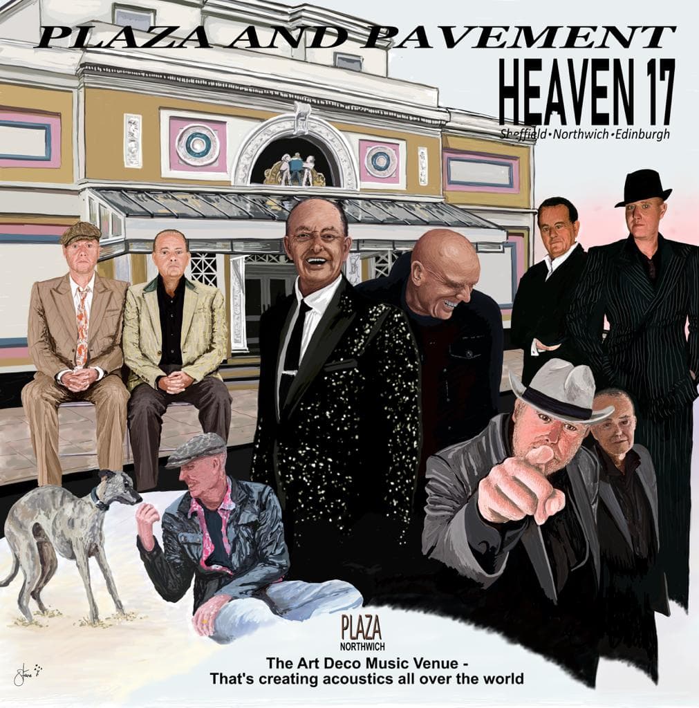Radio Northwich Merchandise - Heaven 17 Album Cover Painting